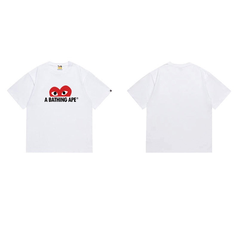 Bathing Shark and ape head print T Shirts NextBlock