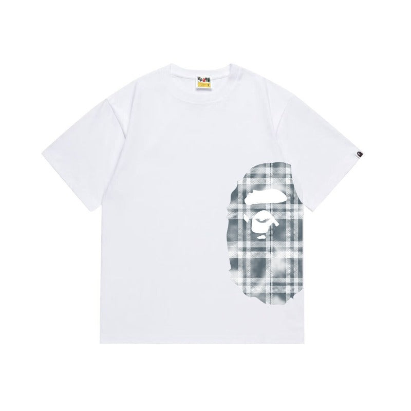 Bathing Shark and ape head print T Shirts NextBlock