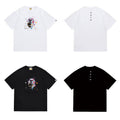 Bathing Shark and ape head print T Shirts NextBlock