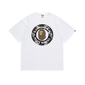 Bathing Shark and ape head print T-Shirt NextBlock