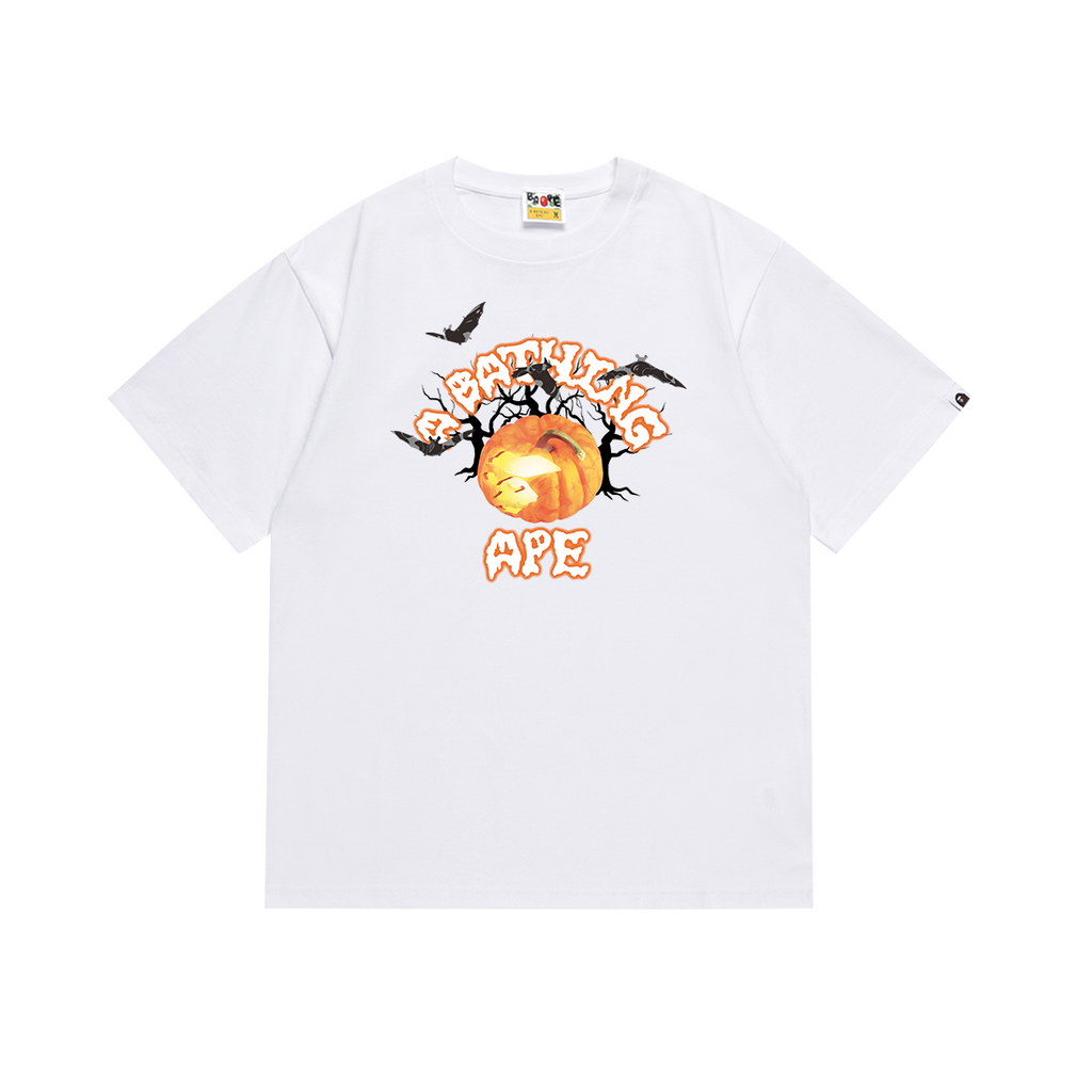 Bathing Shark and ape head print T Shirts NextBlock