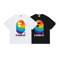 Bathing Shark and ape head print T Shirt NextBlock