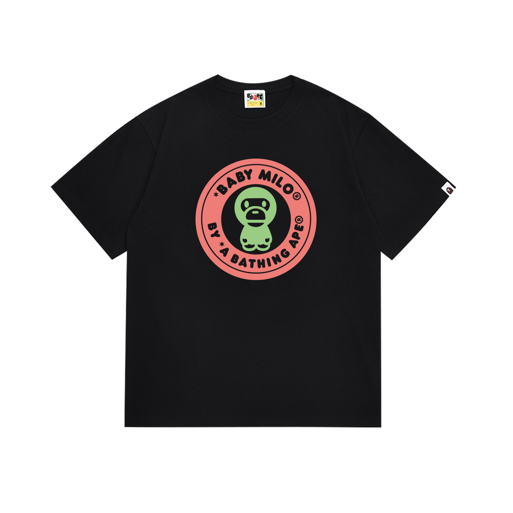 Bathing Shark and ape head print T Shirts NextBlock