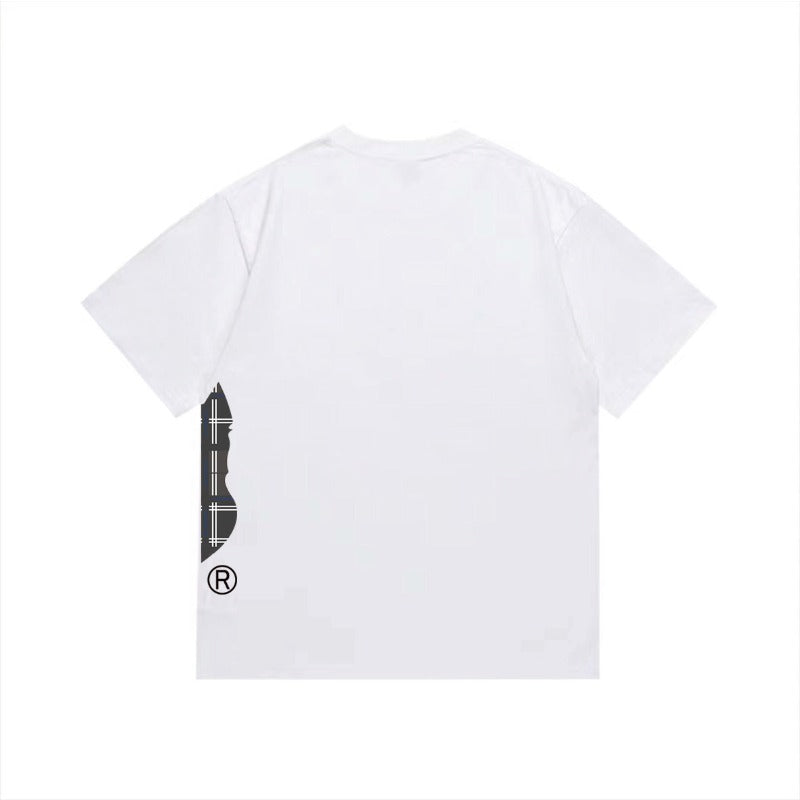 Bathing Shark and ape head print T Shirts NextBlock