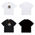 Bathing Shark and ape head print T Shirts NextBlock