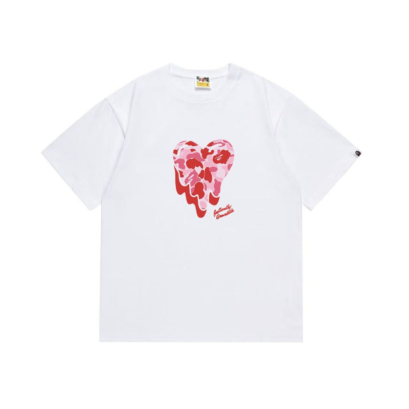 Bathing Shark and ape head print T Shirts NextBlock