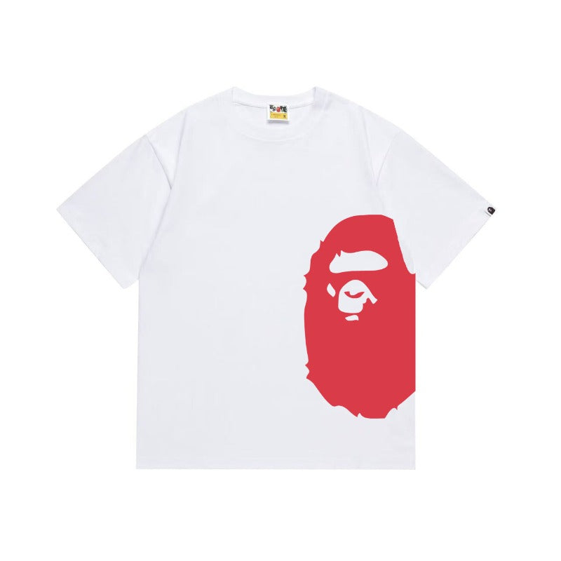 Bathing Shark and ape head print T Shirts NextBlock