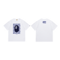 Bathing Shark and ape head print T-Shirt NextBlock