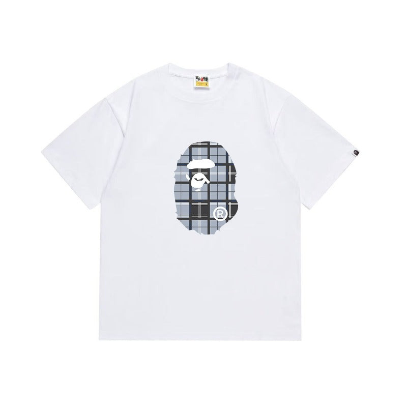 Bathing Shark and ape head print T Shirts NextBlock