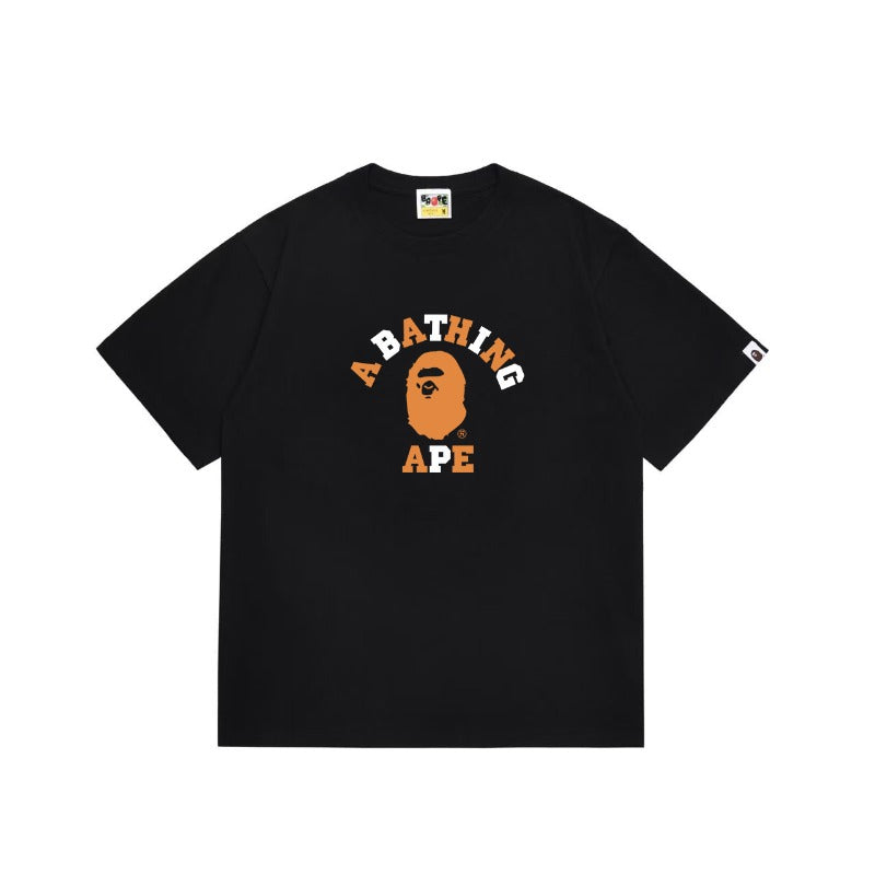 Bathing Shark and ape head print T Shirts NextBlock