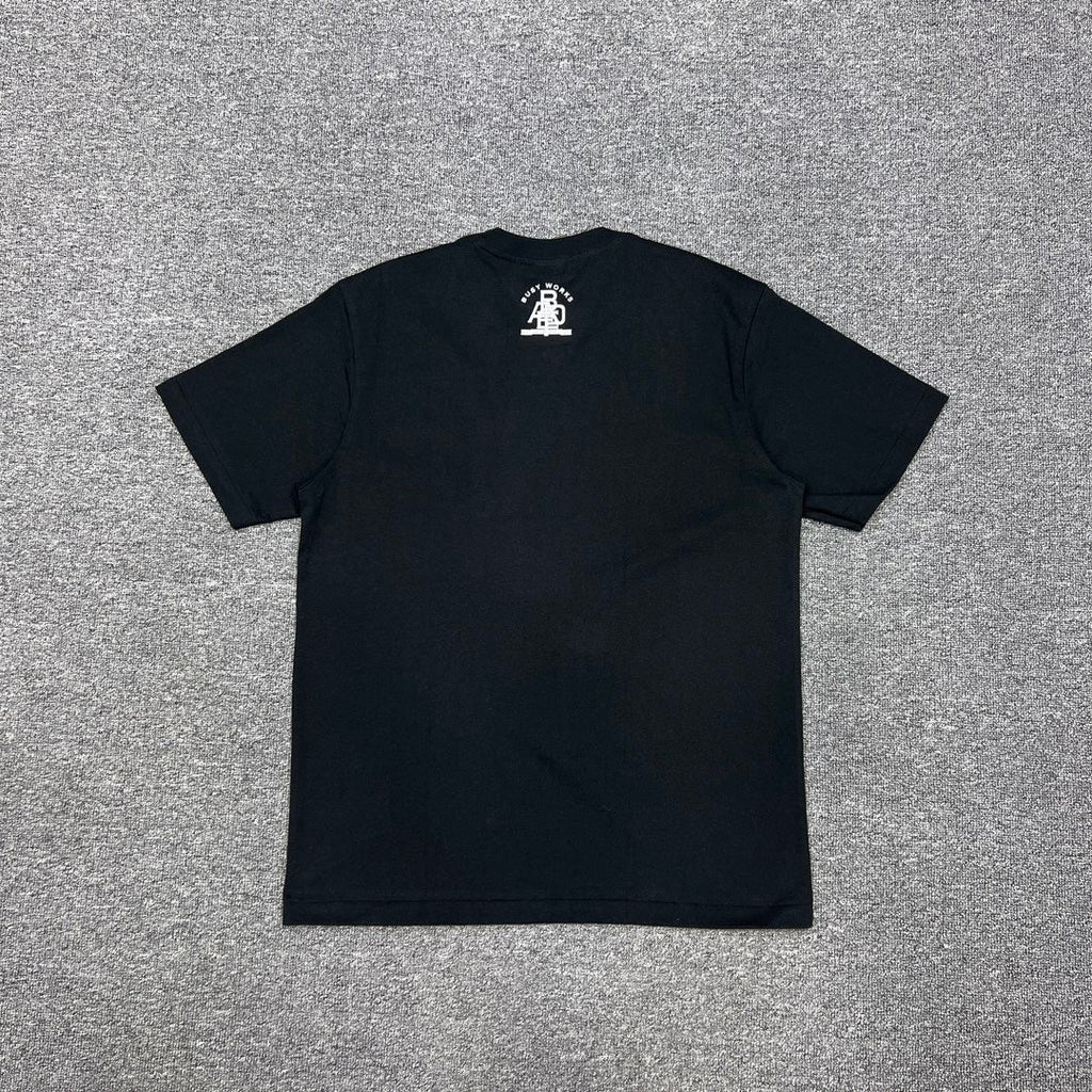 Bathing Shark and ape head print T-Shirt NextBlock