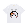 Bathing Shark and ape head print T-Shirt NextBlock
