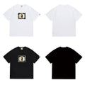 Bathing Shark and ape head print T Shirts NextBlock
