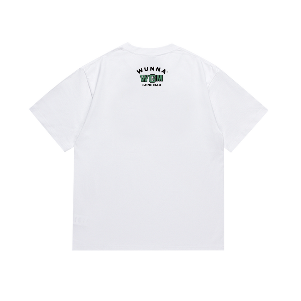 Bathing Shark and ape head print T-Shirt NextBlock