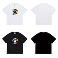 Bathing Shark and ape head print T Shirts NextBlock