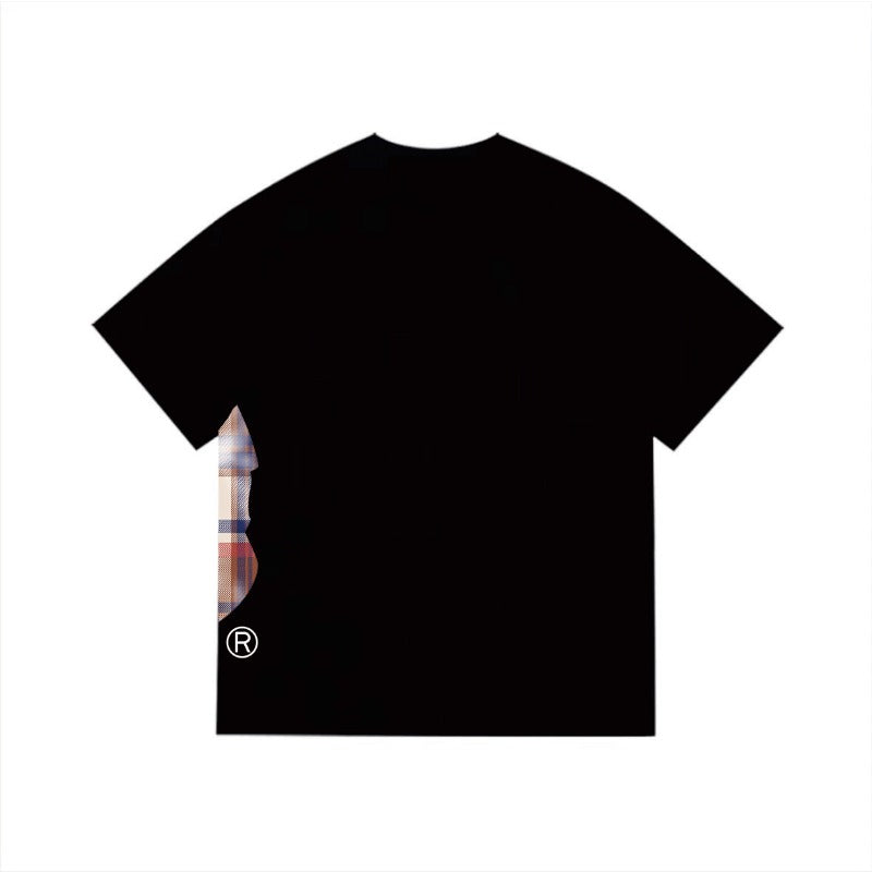 Bathing Shark and ape head print T Shirts NextBlock