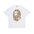 Bathing Shark and ape head print T-Shirt NextBlock