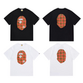 Bathing Shark and ape head print T-Shirt NextBlock