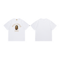 Bathing Shark and ape head print T-Shirt NextBlock