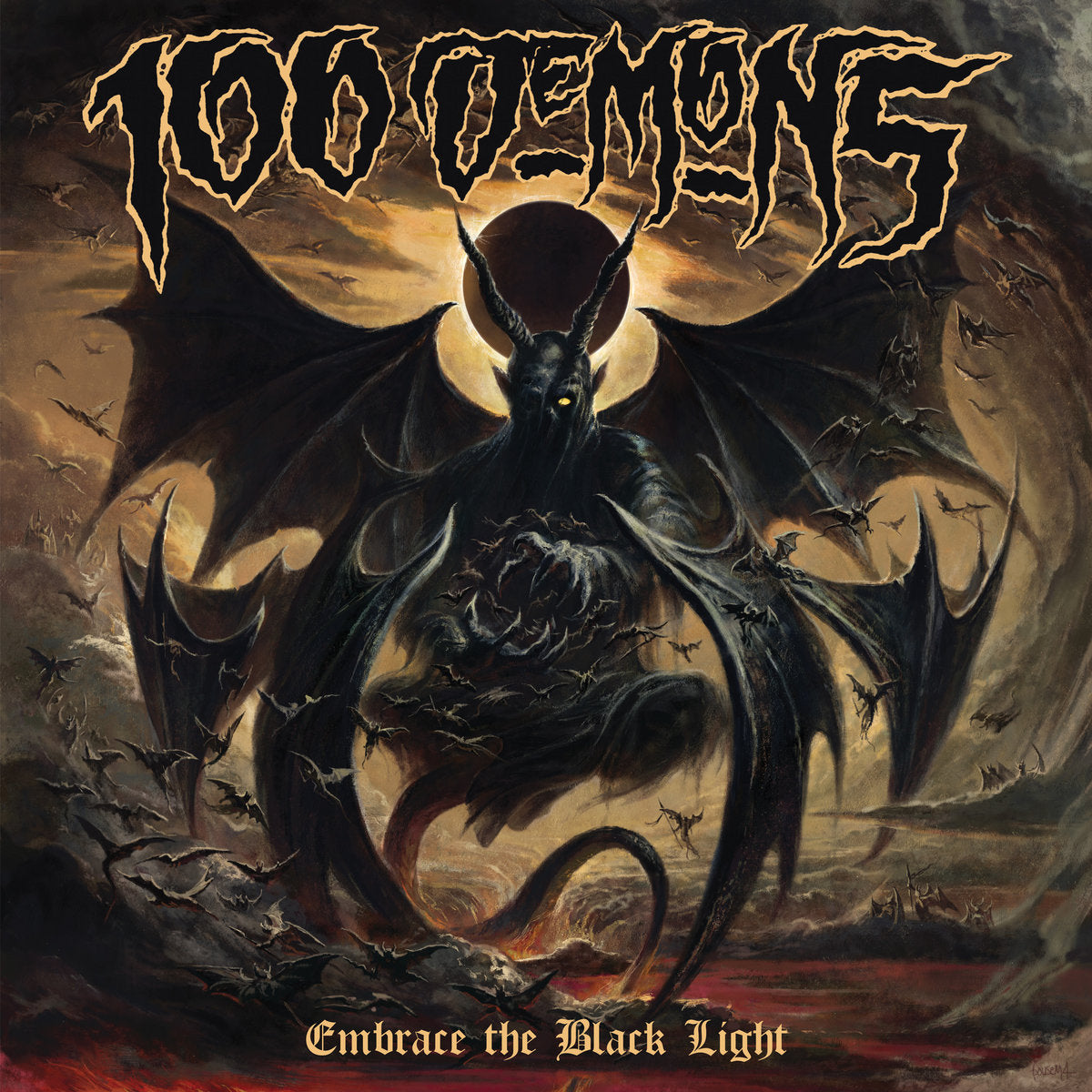 100 Demons - Embrace The Black Light (LP, onyx vinyl)
