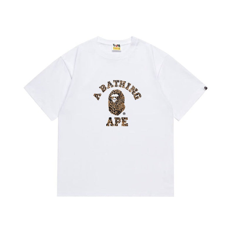 Bathing Shark and ape head print T Shirts NextBlock