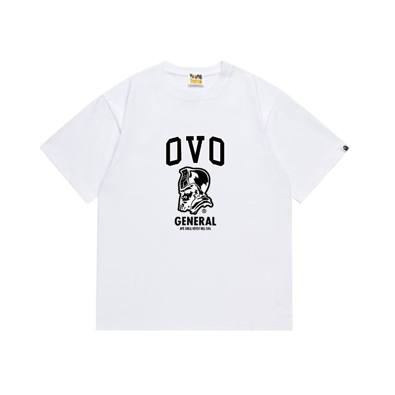 Bathing Shark and ape head print T Shirts NextBlock