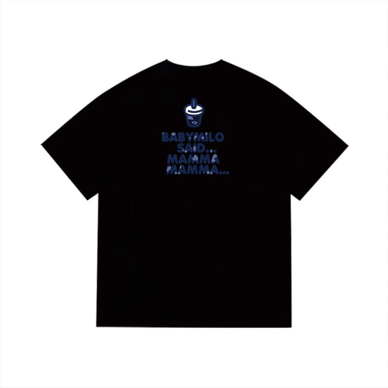 Bathing Shark and ape head print T Shirts NextBlock