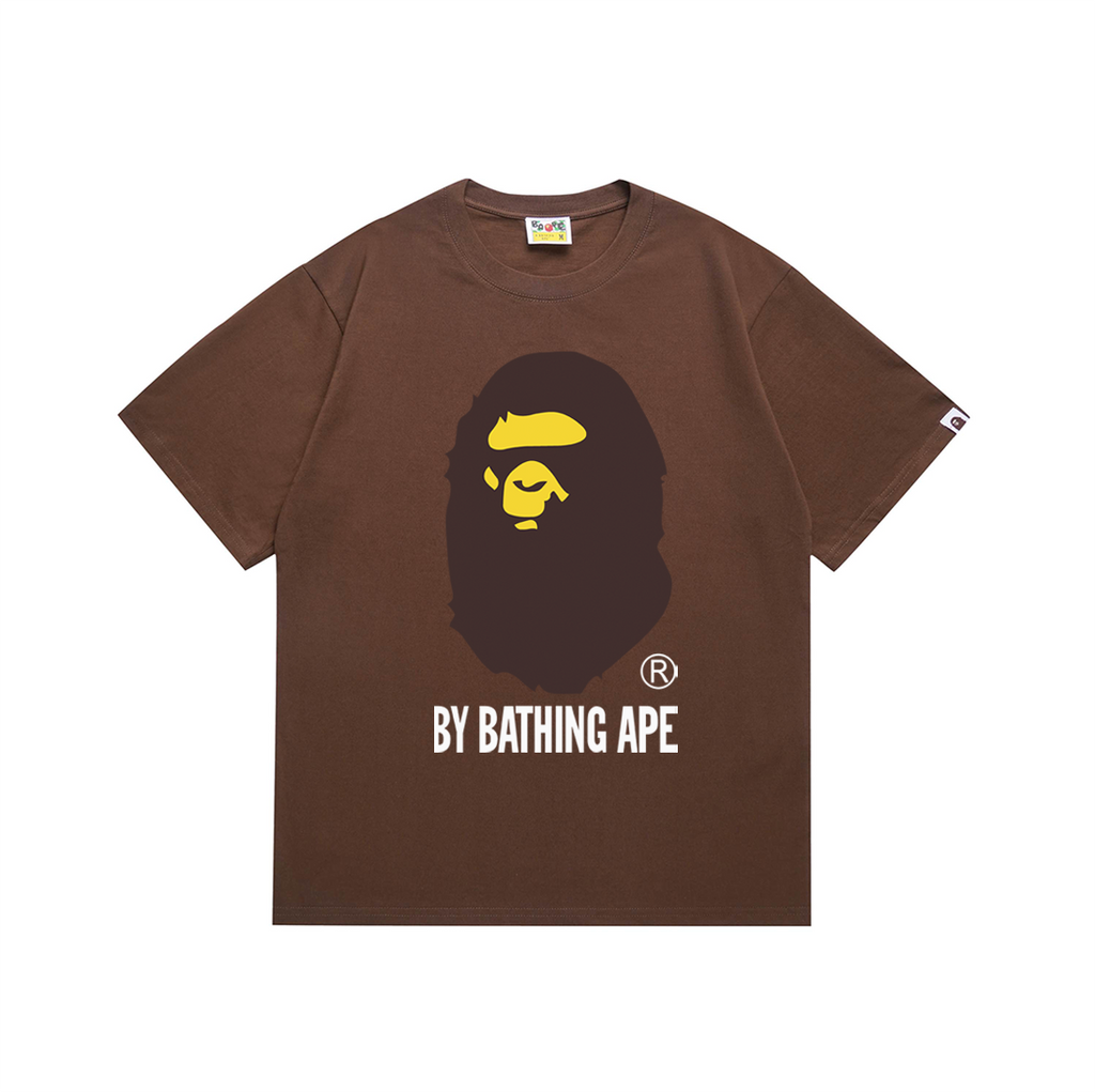 Bathing Shark and ape head print T Shirts NextBlock