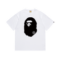 Bathing Shark and ape head print T-Shirt NextBlock