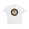 Bathing Shark and ape head print T-Shirt NextBlock