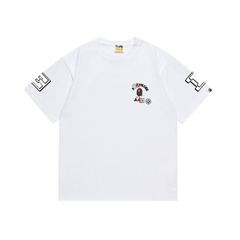 Bathing Shark and ape head print T Shirts NextBlock