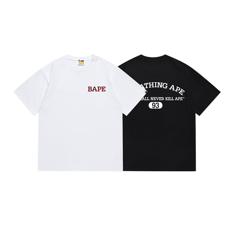 Bathing Shark and ape head print T Shirt NextBlock