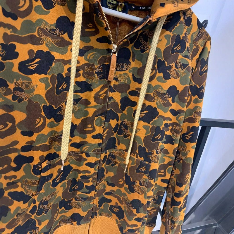 Bathing Shark and ape head print hoode BAPE mcm joint name NextBlock