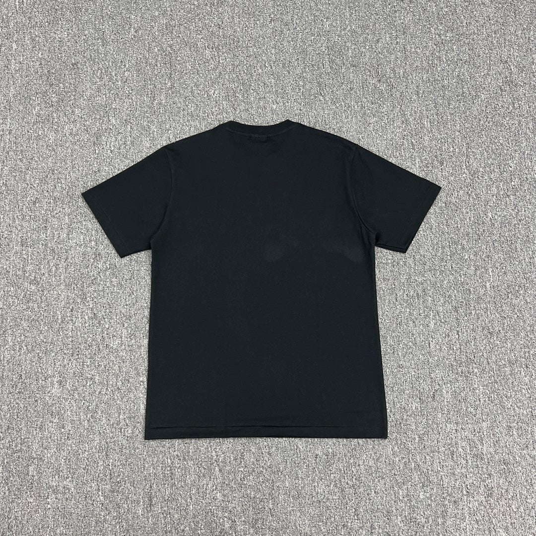 Bathing Shark and ape head print T-Shirt NextBlock