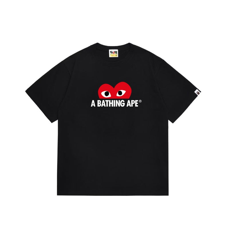 Bathing Shark and ape head print T Shirts NextBlock