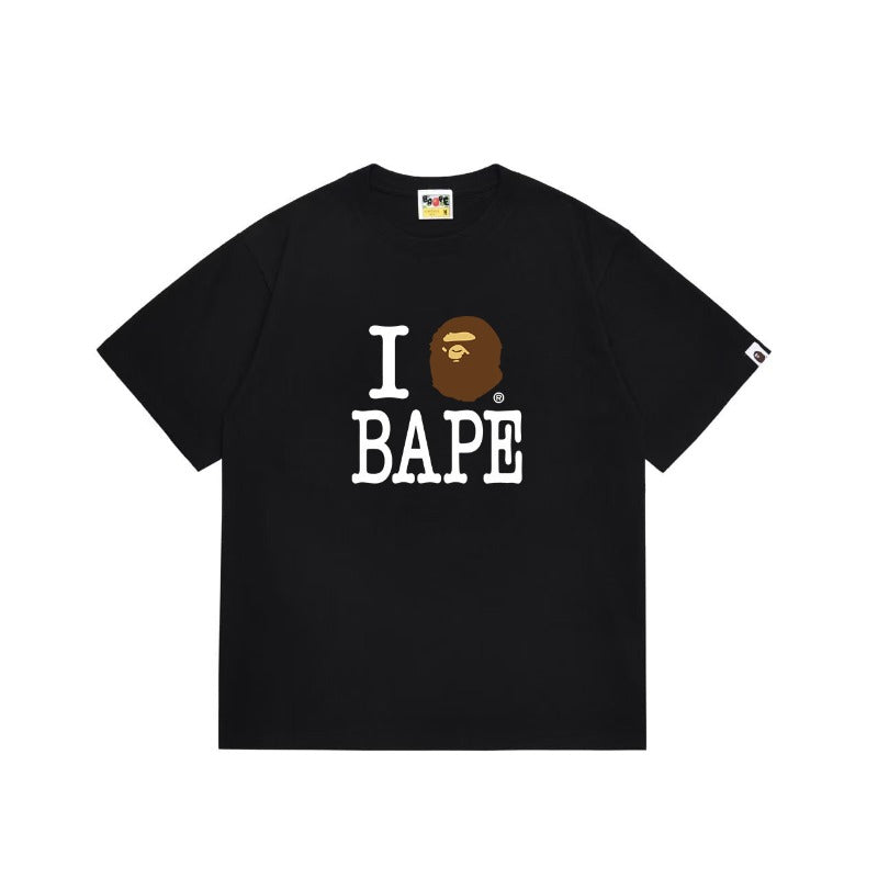 Bathing Shark and ape head print T Shirts NextBlock