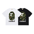 Bathing Shark and ape head print T Shirts NextBlock