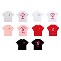 Bathing Shark and ape head print T-Shirt NextBlock