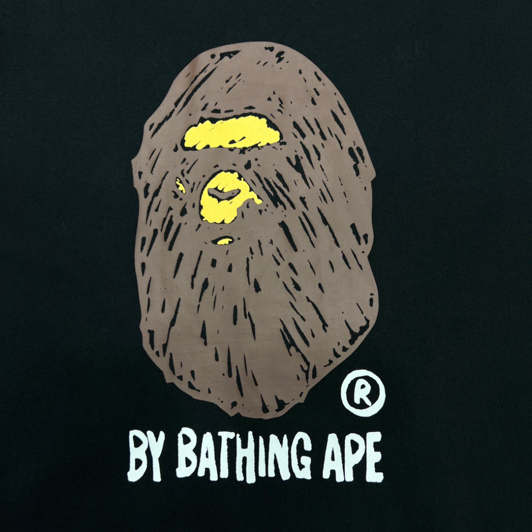 Bathing Shark and ape head print T-Shirt NextBlock