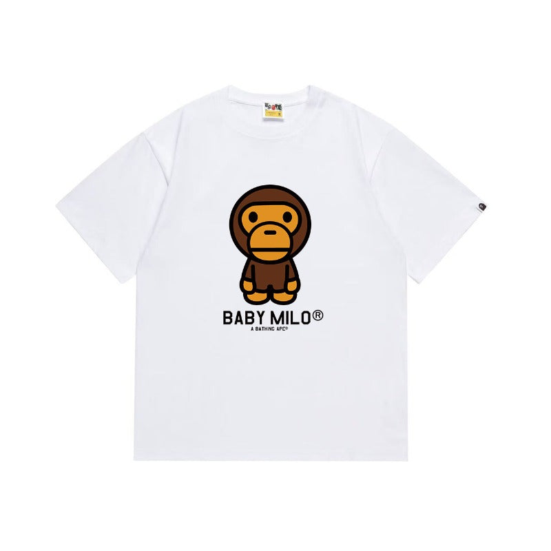 Bathing Shark and ape head print T Shirts NextBlock