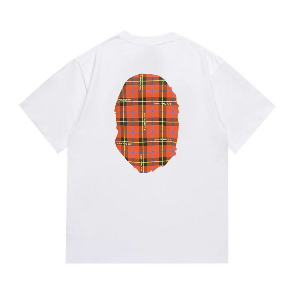 Bathing Shark and ape head print T-Shirt NextBlock
