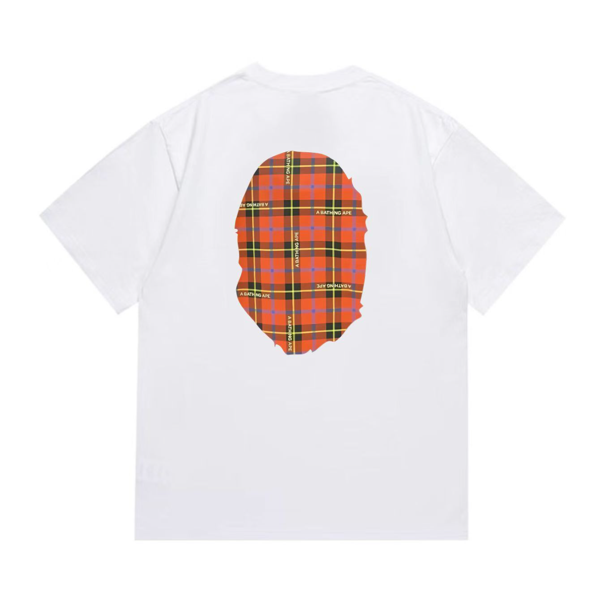 Bathing Shark and ape head print T-Shirt NextBlock