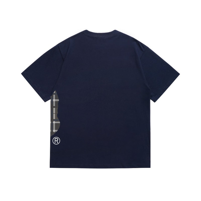 Bathing Shark and ape head print T Shirts NextBlock