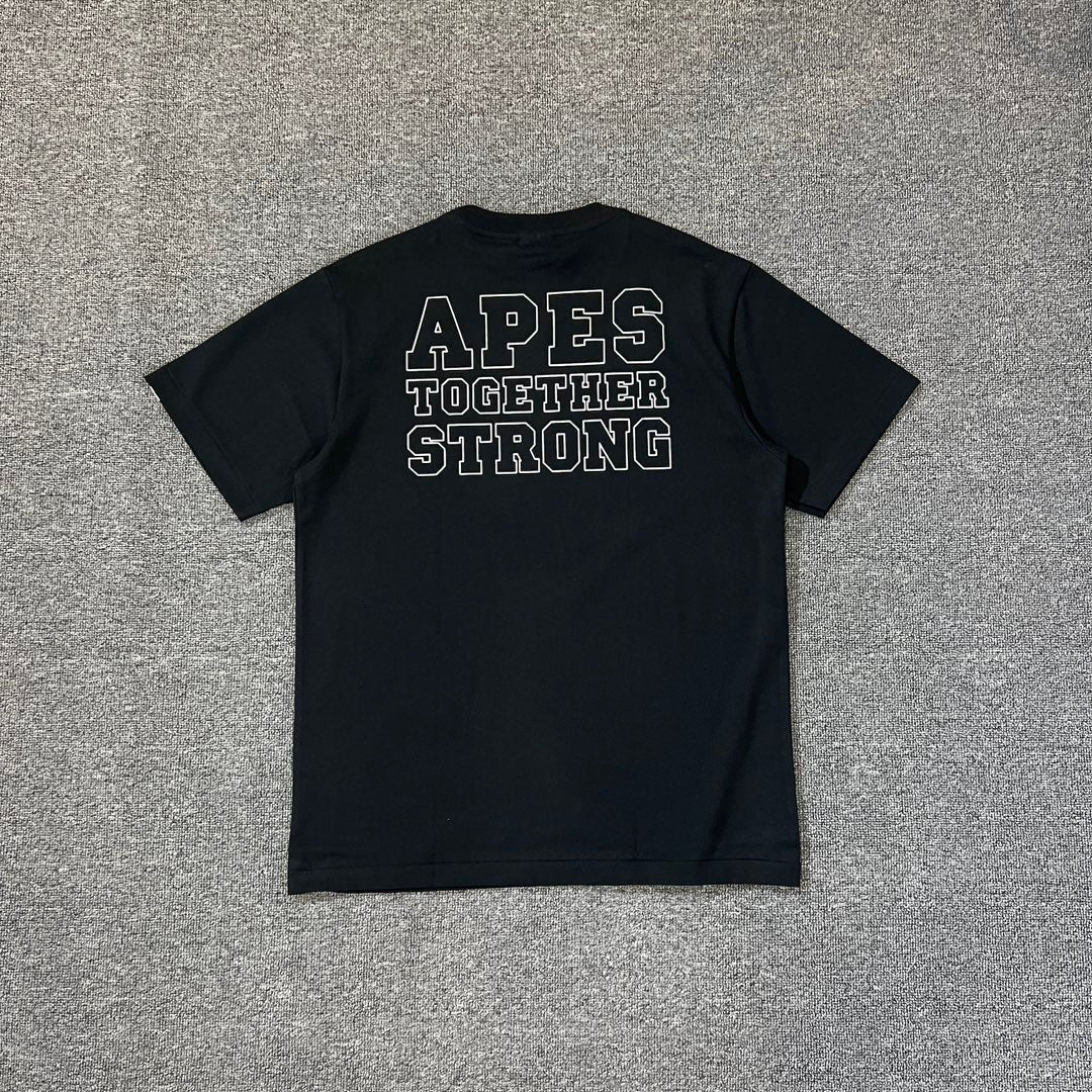 Bathing Shark and ape head print T-Shirt NextBlock