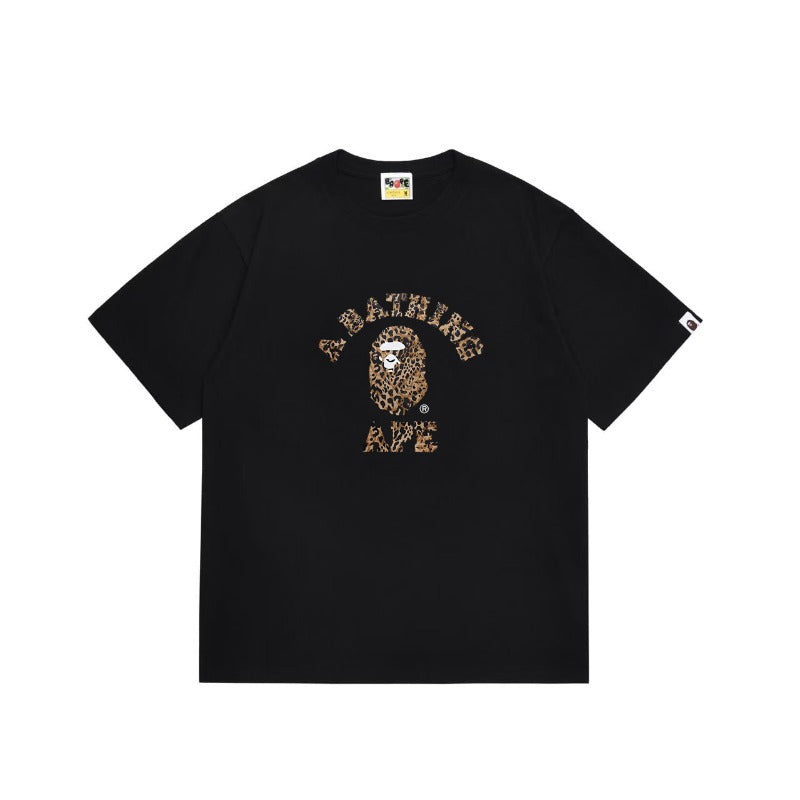 Bathing Shark and ape head print T Shirts NextBlock