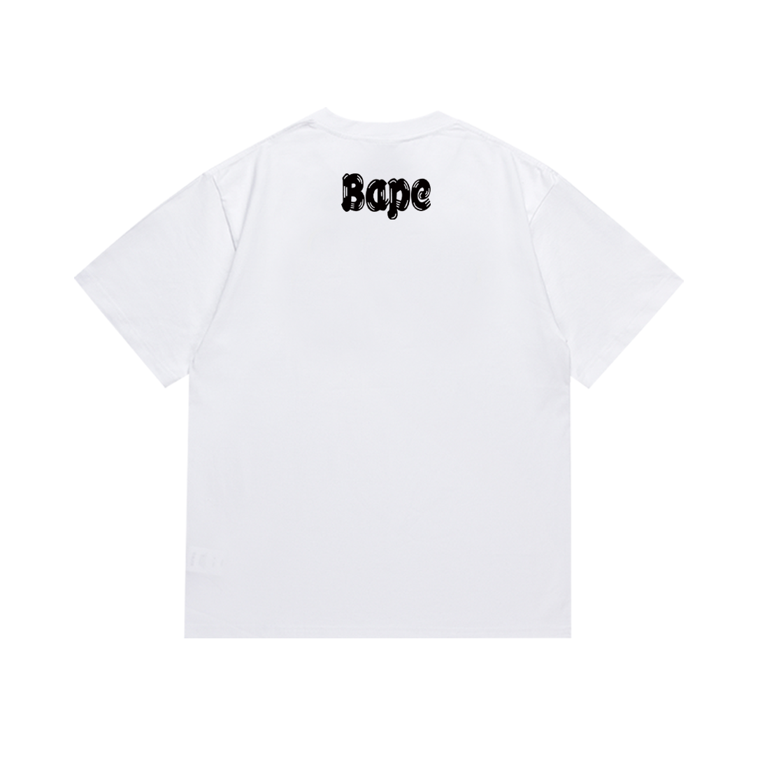 Bathing Shark and ape head print T-Shirt NextBlock