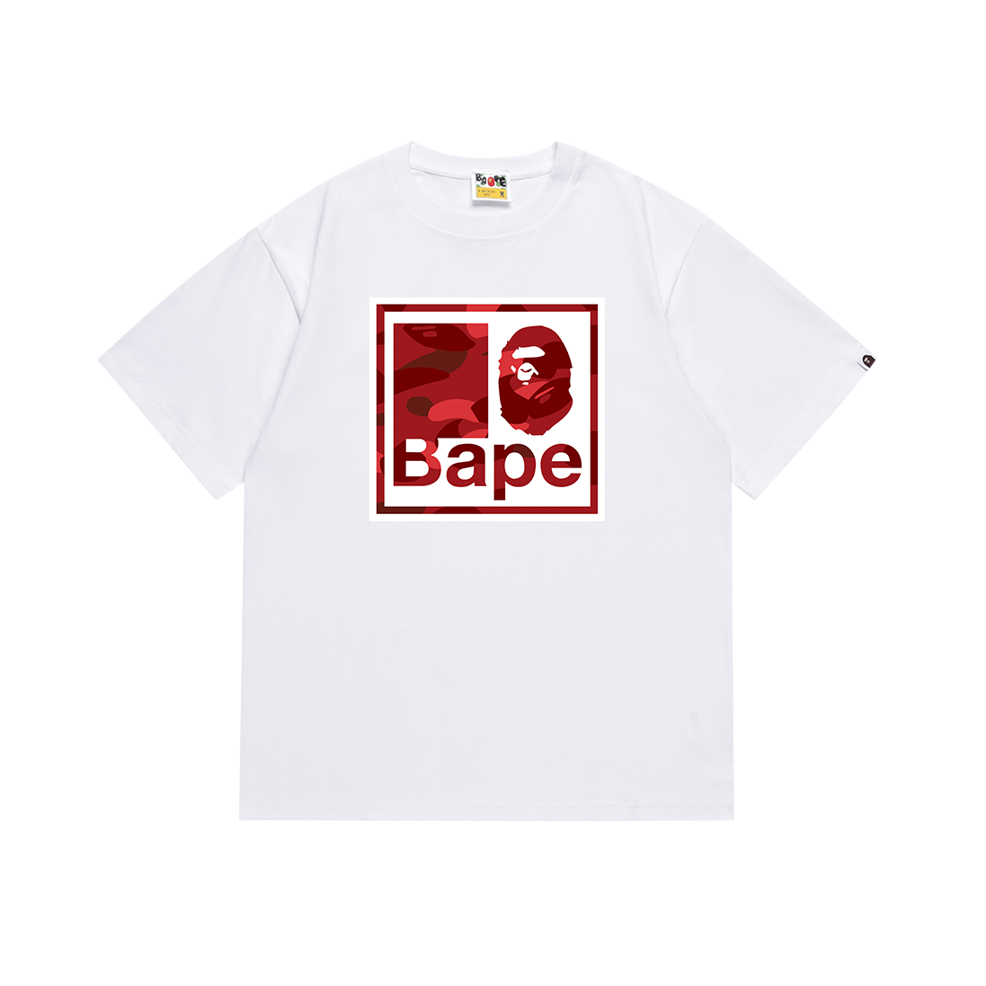 Bathing Shark and ape head print T Shirts NextBlock