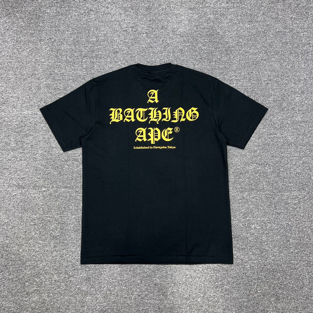 Bathing Shark and ape head print T-Shirt NextBlock