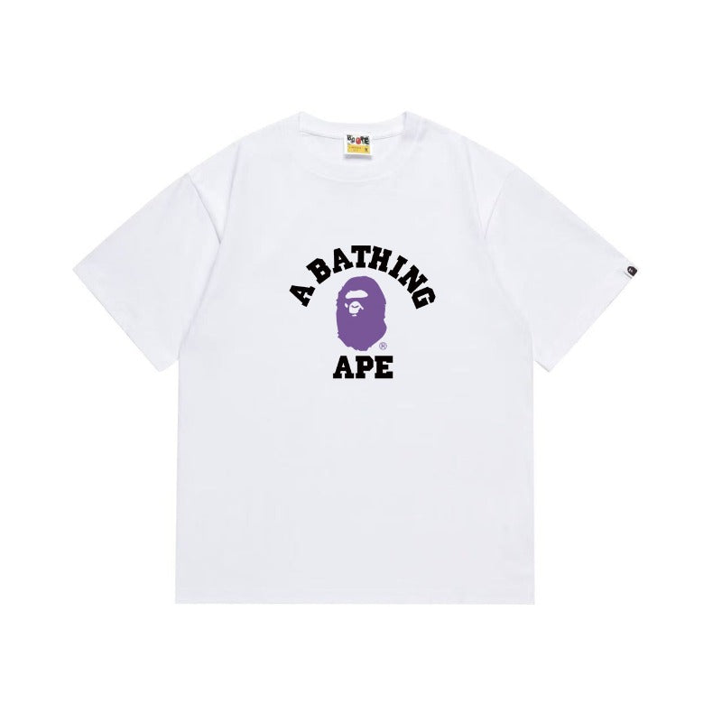 Bathing Shark and ape head print T Shirts NextBlock