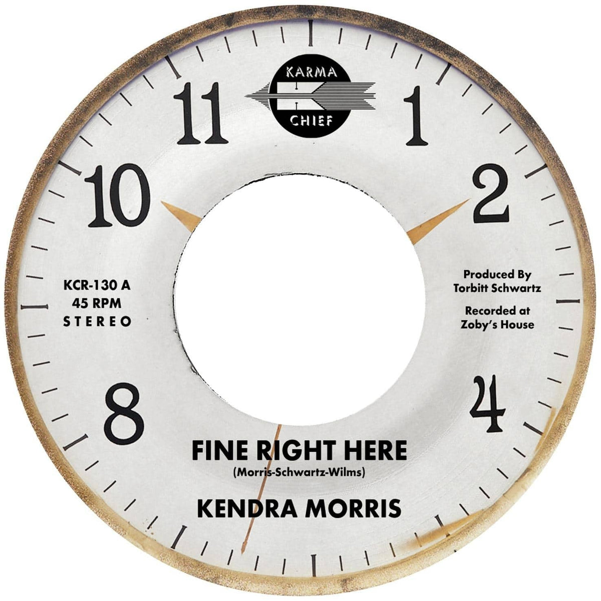 SALE: Kendra Morris - Fine Right Here (7", frosted blue vinyl) was £9.99